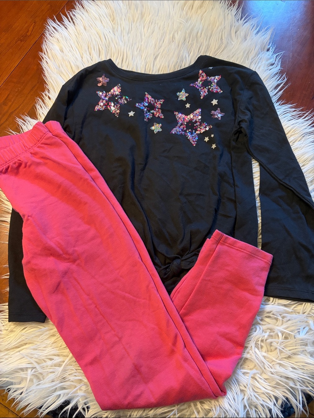 Girls size 8 jumping beans Tshirt Leggings Outfit